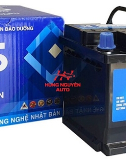 BÌNH ẮC QUY Ô TÔ GS MF DIN45L-LBN (12V - 45Ah)